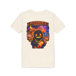 Jacksonville Haunted City Youth Tee — Halloween Smiling Mask Character