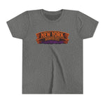 New York Haunted City Youth Tee — Halloween Pumpkin Jack-O'-Lantern Shirt