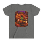 Detroit Haunted City Youth Tee — Halloween Monster Pumpkin Graphic