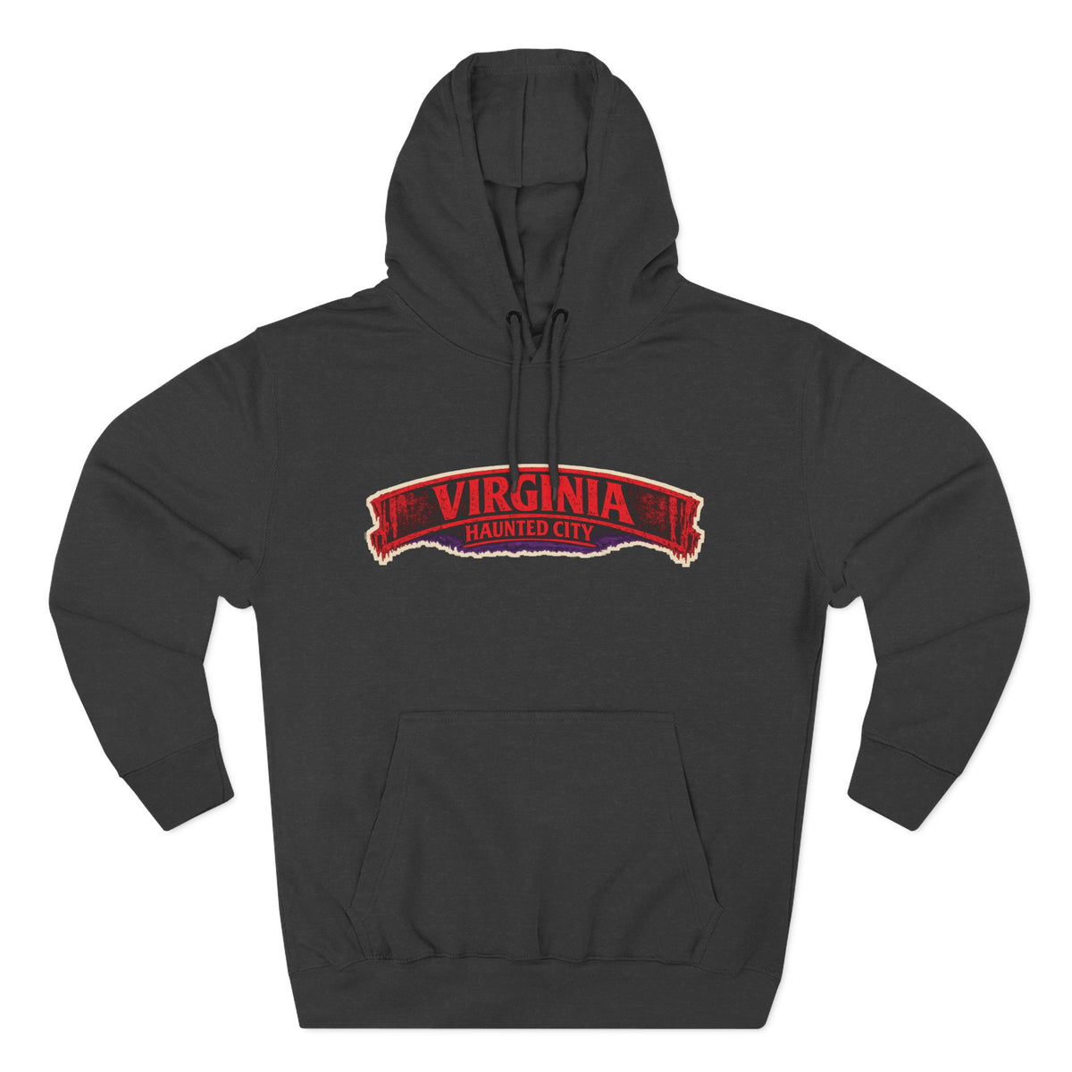 Virginia Haunted City Hoodie — Hampton Roads Gothic Halloween Pullover