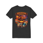 Youth Tee - Houston Haunted City Pumpkin Astronaut Halloween Shirt