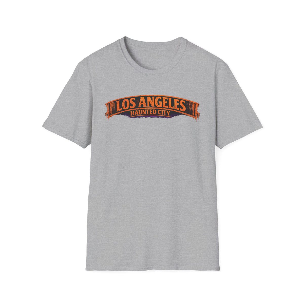 Los Angeles Haunted City T-Shirt — Retro Spooky Tour Tee