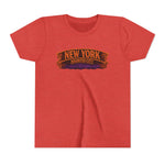 New York Haunted City Youth Tee — Halloween Pumpkin Jack-O'-Lantern Shirt