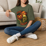 Stay Creepy Halloween T-Shirt — Vintage Pumpkin & Skull Spooky Tee