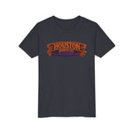 Youth Tee - Houston Haunted City Pumpkin Astronaut Halloween Shirt