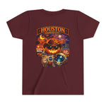 Youth Tee - Houston Haunted City Pumpkin Astronaut Halloween Shirt