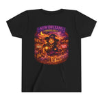 Youth Tee - New Orleans Haunted City Witch Design