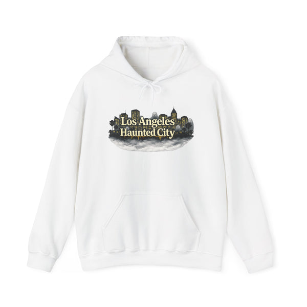 Los Angeles Haunted City Hoodie – Spooky LA Skyline Pullover