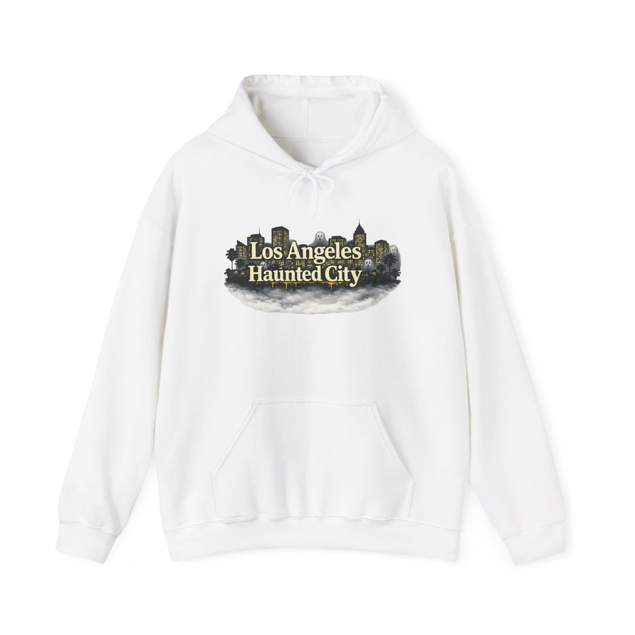 Los Angeles Haunted City Hoodie – Spooky LA Skyline Pullover