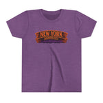 New York Haunted City Youth Tee — Halloween Pumpkin Jack-O'-Lantern Shirt