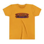 Youth Tee - Houston Haunted City Pumpkin Astronaut Halloween Shirt