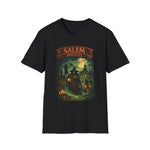 Salem Haunted City T-Shirt — Vintage Witch Moon Halloween Tee