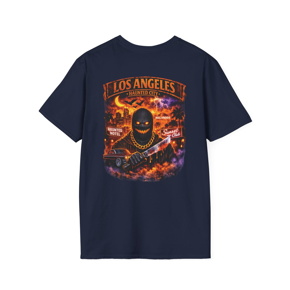 Los Angeles Haunted City T-Shirt — Retro Spooky Tour Tee