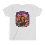 Miami Haunted City Youth Tee – Pumpkin Jack-O'-Lantern Halloween Shirt