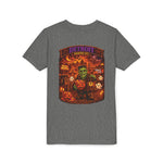 Detroit Haunted City Youth Tee — Halloween Monster Pumpkin Graphic