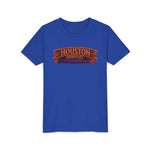 Youth Tee - Houston Haunted City Pumpkin Astronaut Halloween Shirt