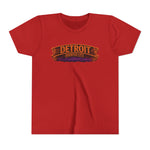 Detroit Haunted City Youth Tee — Halloween Monster Pumpkin Graphic
