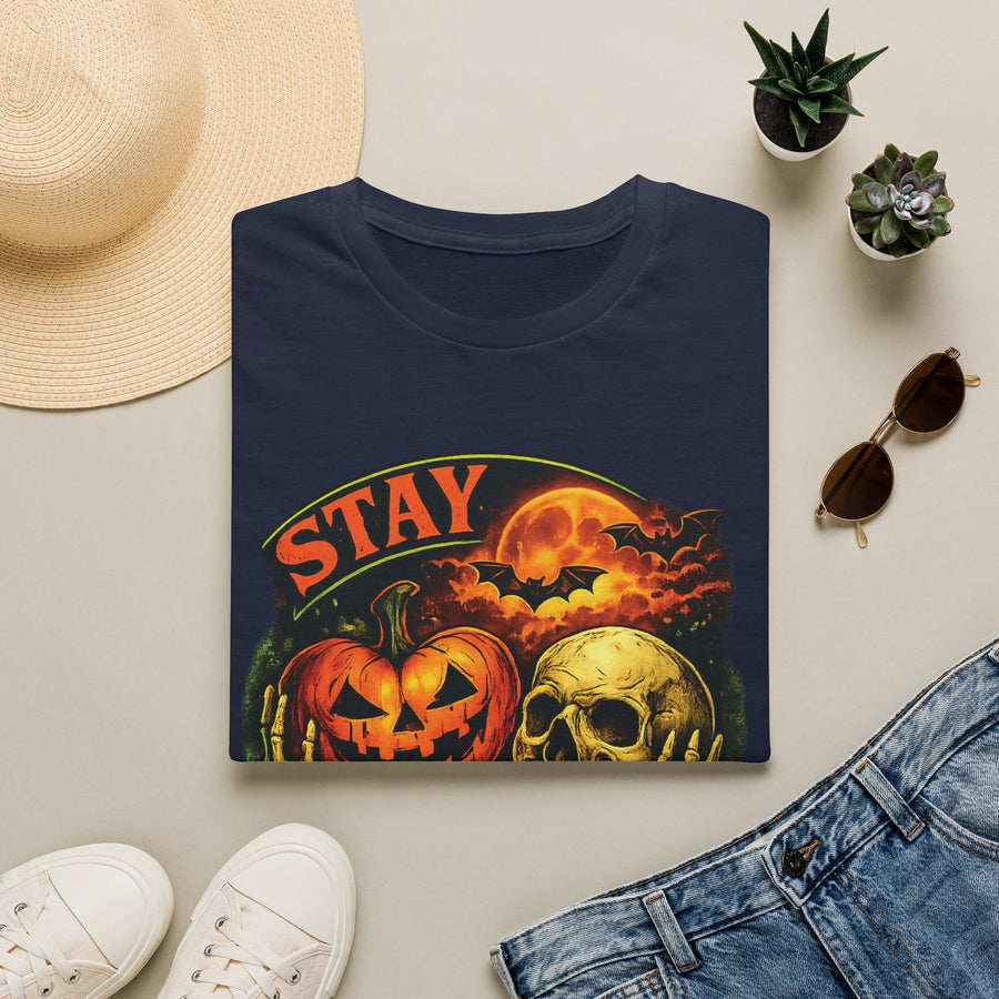 Stay Creepy Halloween T-Shirt — Vintage Pumpkin & Skull Spooky Tee