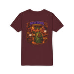 New York Haunted City Youth Tee — Halloween Pumpkin Jack-O'-Lantern Shirt