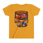 Youth Tee - Houston Haunted City Pumpkin Astronaut Halloween Shirt