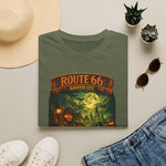 Route 66 Haunted City T-Shirt — Vintage Spooky Road Trip Tee