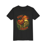 Stay Creepy Youth Tee — Halloween Pumpkin & Skull Kids T-Shirt