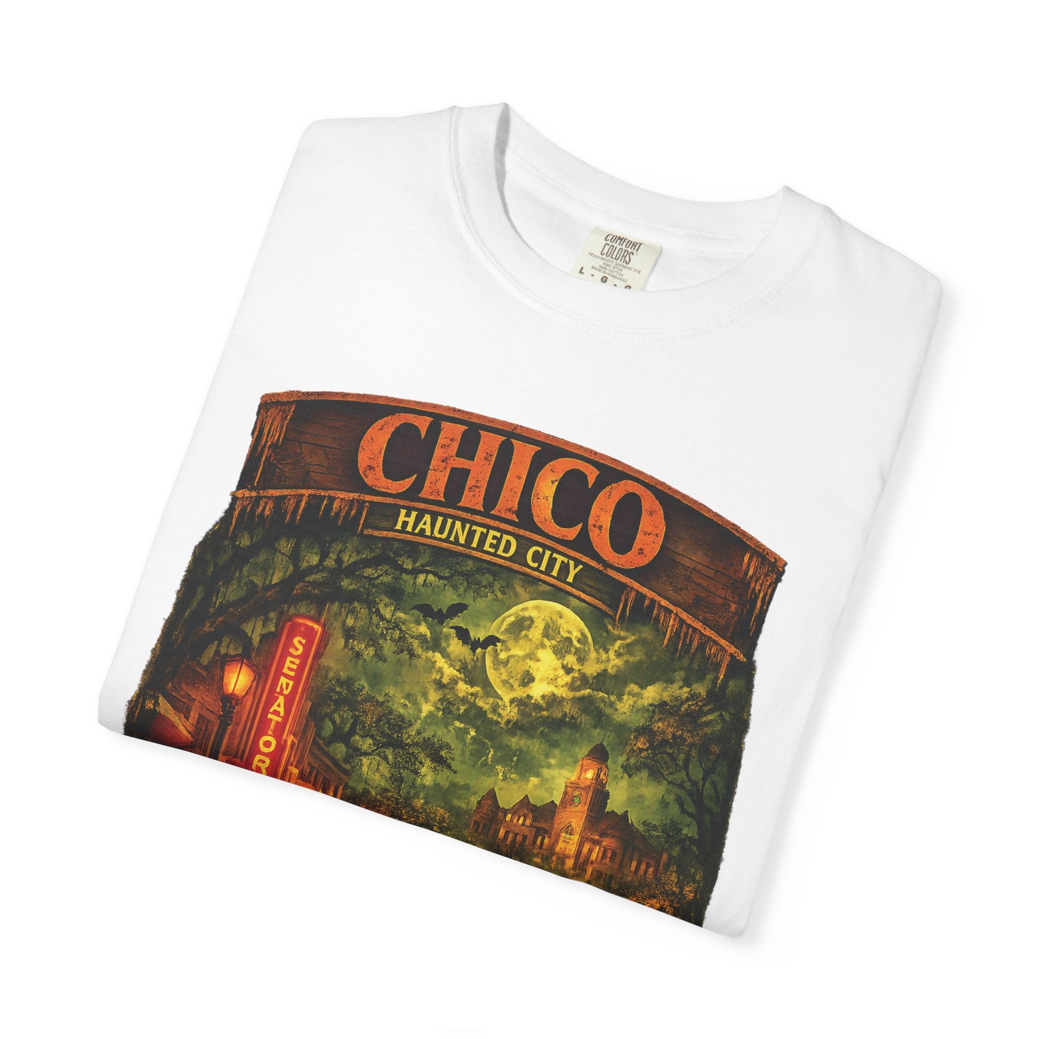 Chico Haunted City Graphic T-Shirt