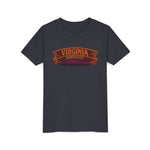 Virginia Haunted City Youth Tee — Halloween Pumpkin Ghosts Tee