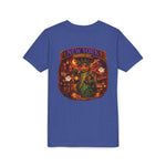 New York Haunted City Youth Tee — Halloween Pumpkin Jack-O'-Lantern Shirt