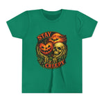 Stay Creepy Youth Tee — Halloween Pumpkin & Skull Kids T-Shirt