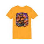 Miami Haunted City Youth Tee – Pumpkin Jack-O'-Lantern Halloween Shirt