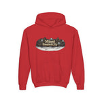 Miami Haunted City Youth Hoodie — Spooky Graveyard Graphic Sweatshirt
