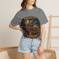 Haunted City Crenshaw T-Shirt — Vintage Halloween Carnival Graphic Tee
