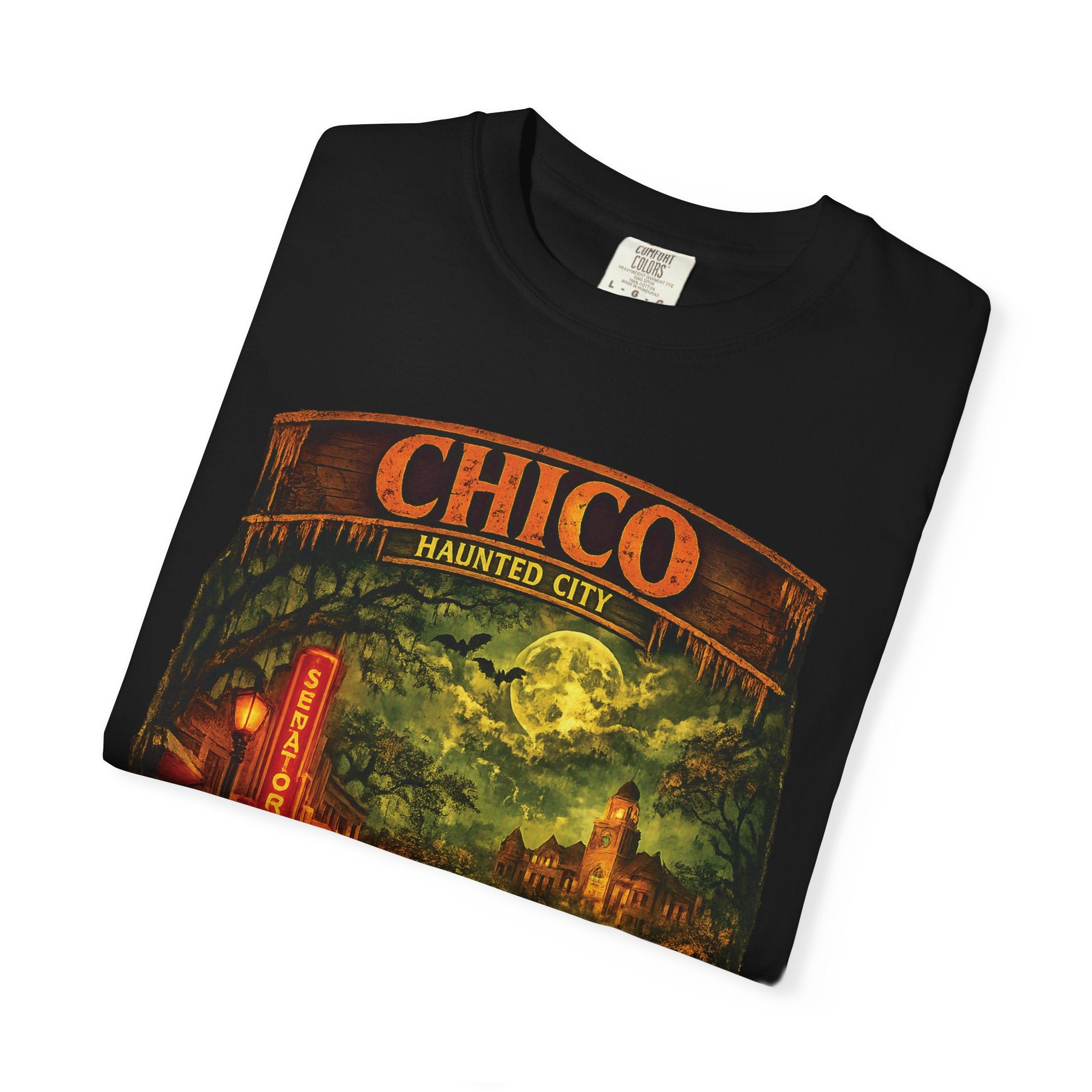 Chico Haunted City Graphic T-Shirt