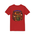 New York Haunted City Youth Tee — Halloween Pumpkin Jack-O'-Lantern Shirt