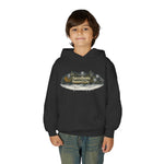 Sacramento Haunted City Youth Hoodie – Spooky Vintage Ghost Graphic