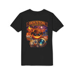 Youth Tee - Houston Haunted City Pumpkin Astronaut Halloween Shirt