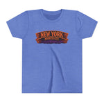 New York Haunted City Youth Tee — Halloween Pumpkin Jack-O'-Lantern Shirt