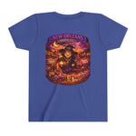 Youth Tee - New Orleans Haunted City Witch Design