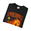 New York Haunted City T-Shirt — Spooky Statue of Liberty Skyline Tee