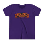 New York Haunted City Youth Tee — Halloween Pumpkin Jack-O'-Lantern Shirt