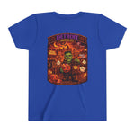 Detroit Haunted City Youth Tee — Halloween Monster Pumpkin Graphic