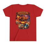 Youth Tee - Houston Haunted City Pumpkin Astronaut Halloween Shirt