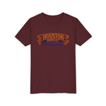 Youth Tee - Houston Haunted City Pumpkin Astronaut Halloween Shirt
