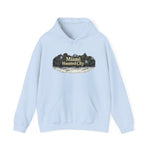 Miami Haunted City Hoodie — Vintage Haunted House Graphic Pullover