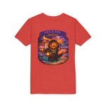 Miami Haunted City Youth Tee – Pumpkin Jack-O'-Lantern Halloween Shirt