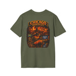 Chicago Haunted City T-Shirt — Vintage Halloween Skyline Tee