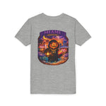 Miami Haunted City Youth Tee – Pumpkin Jack-O'-Lantern Halloween Shirt