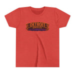 Detroit Haunted City Youth Tee — Halloween Monster Pumpkin Graphic