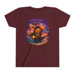 Miami Haunted City Youth Tee – Pumpkin Jack-O'-Lantern Halloween Shirt